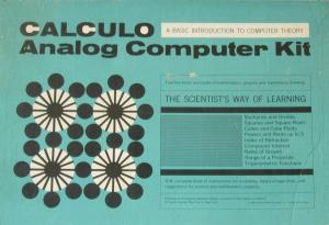 Calculo Analog computer Kit
